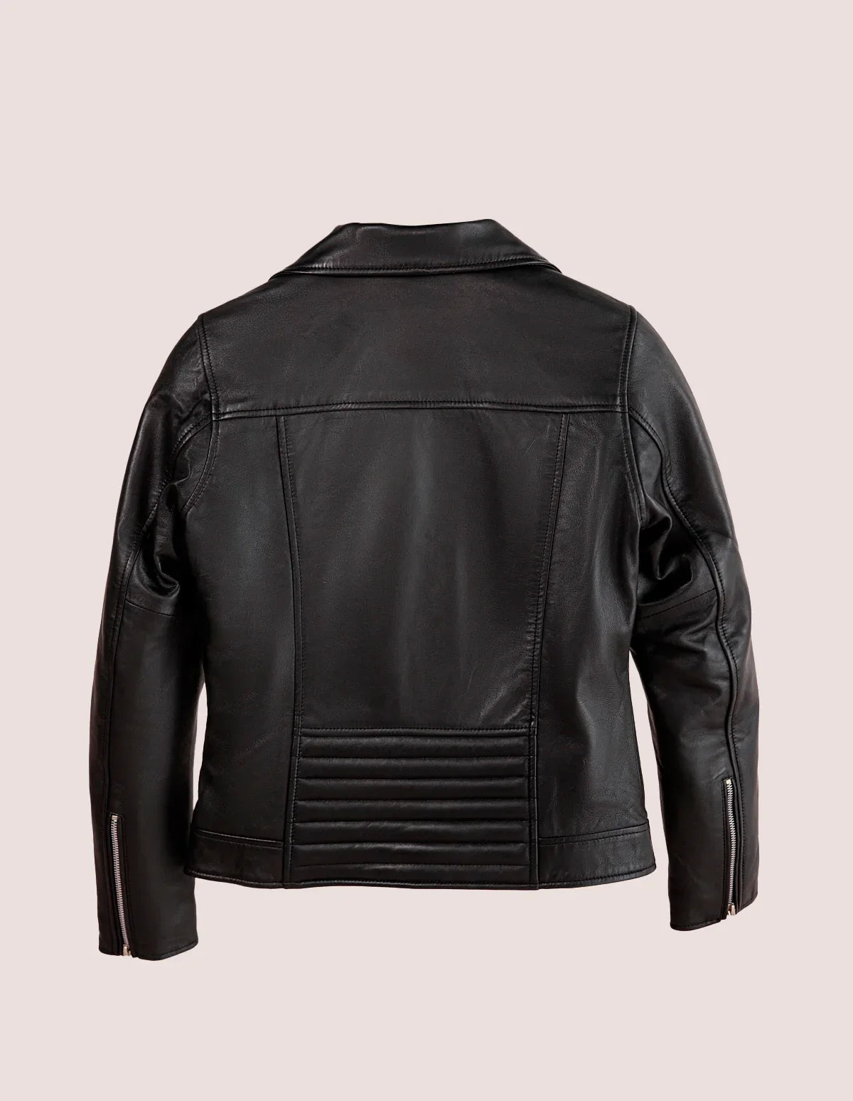 Vintage Leather Biker Jacket - Dasier