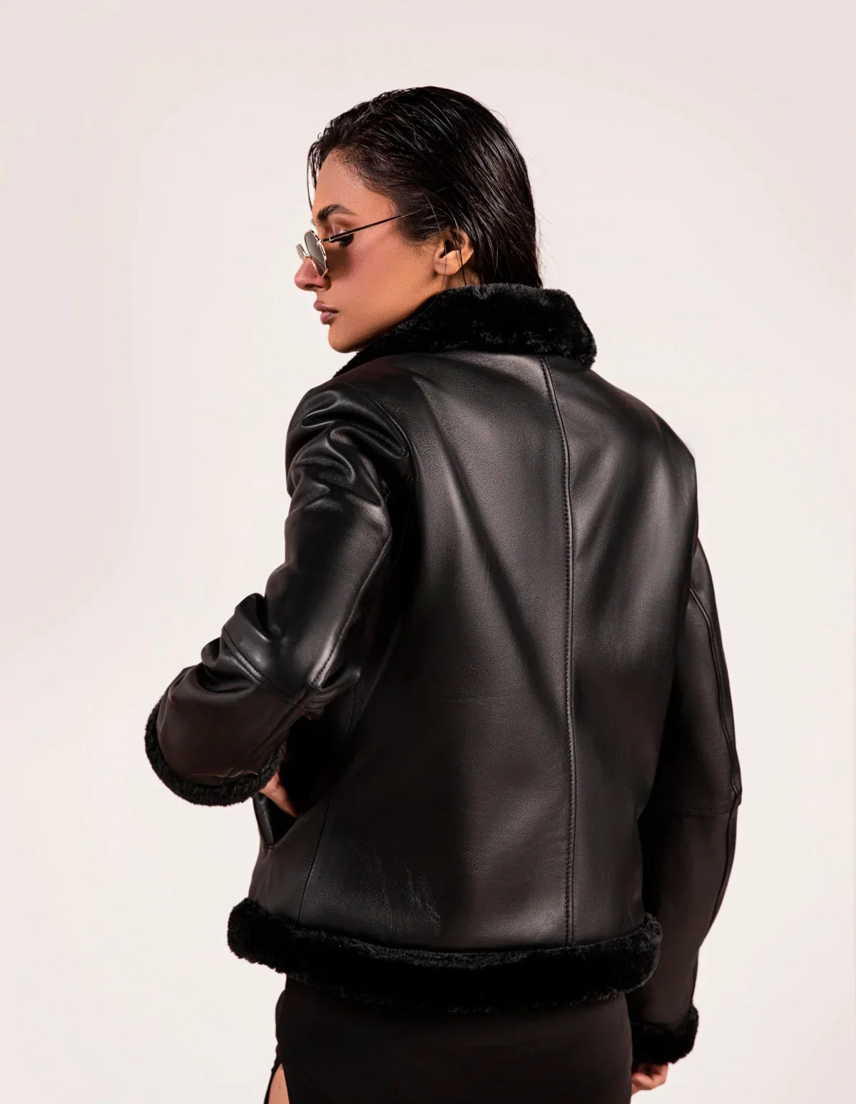 Serene Leather Jacket - Dasier