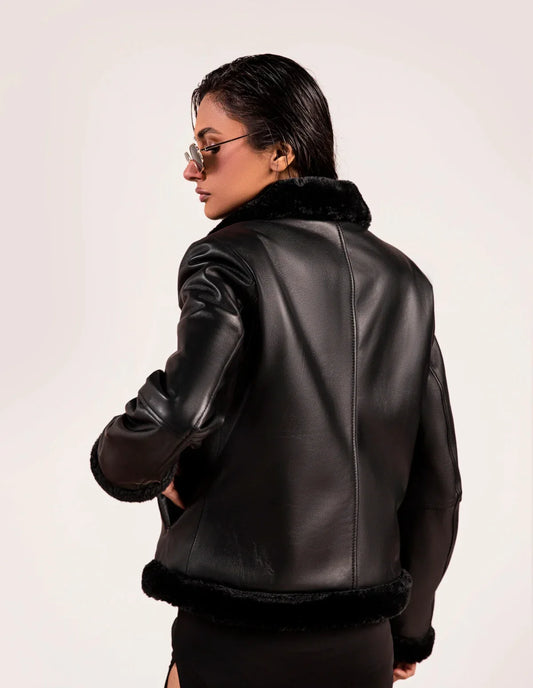 Serene Leather Jacket - Dasier