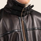 Dravon Shearling Leather Jacket - Dasier