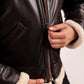 Dravon Shearling Leather Jacket - Dasier