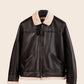 Dravon Shearling Leather Jacket - Dasier