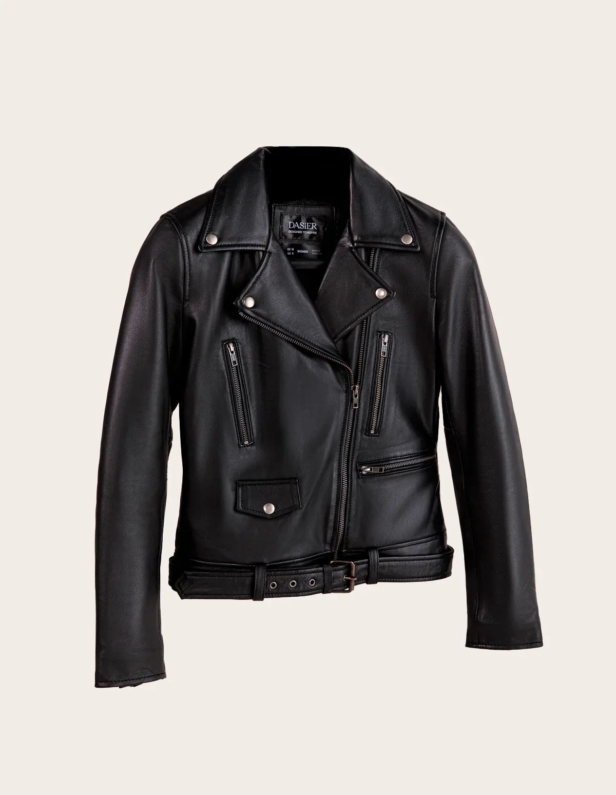 Dusky Leather Biker jacket - Dasier