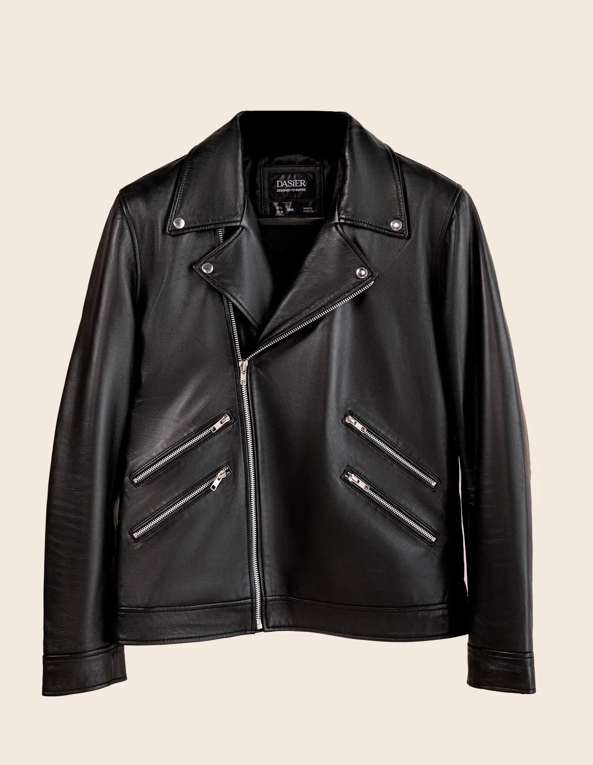 Haven Leather Biker Jacket - Dasier