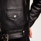 Onyx Leather Biker jacket - Dasier