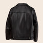 Onyx Leather Biker jacket - Dasier