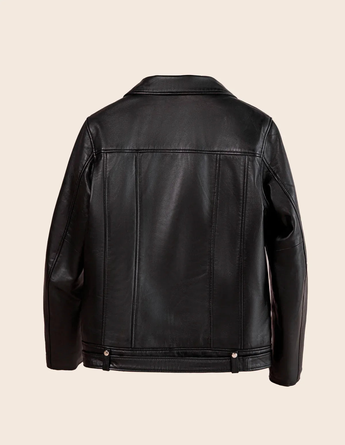 Onyx Leather Biker jacket - Dasier