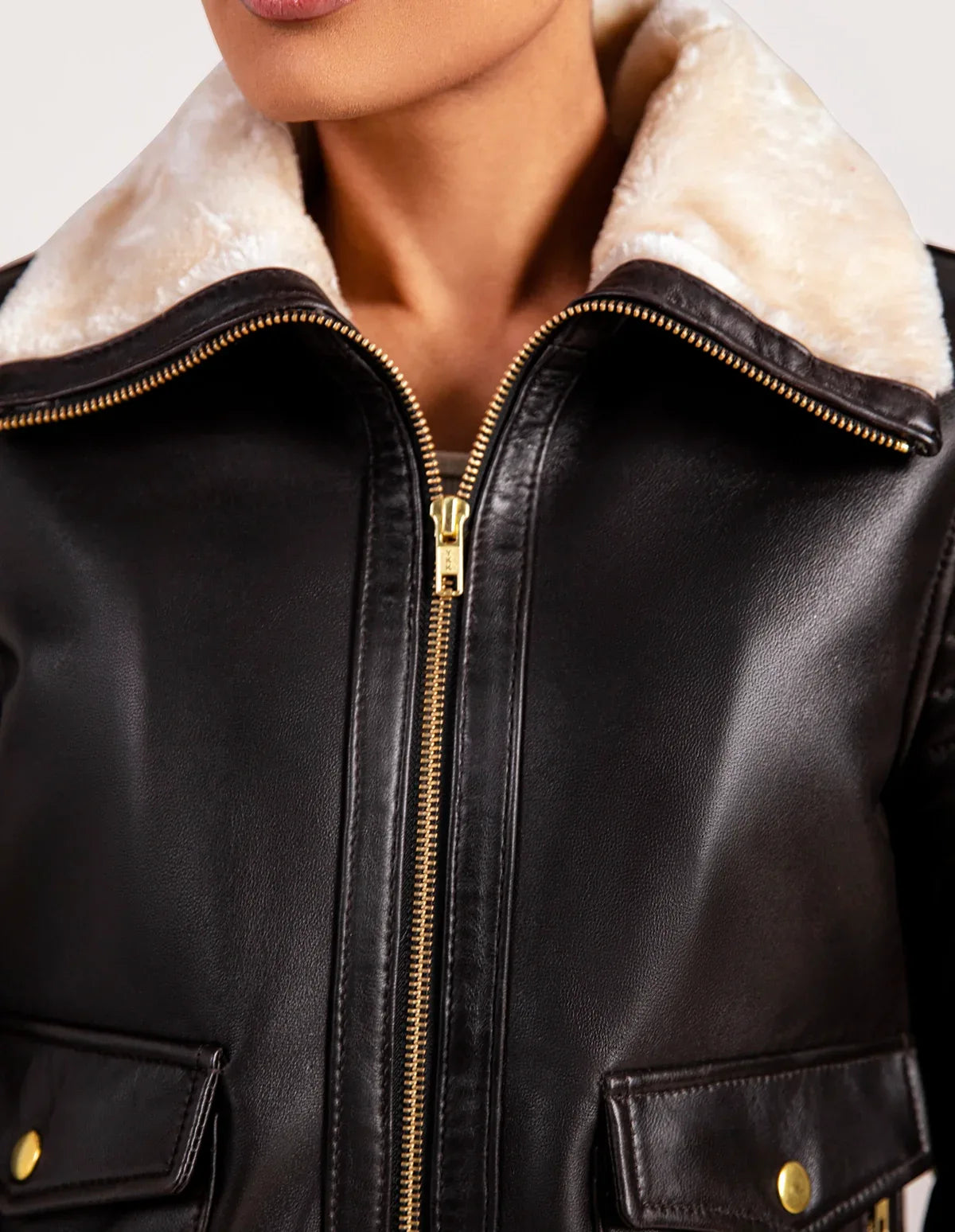 Scoria Brown Leather Jacket - Dasier